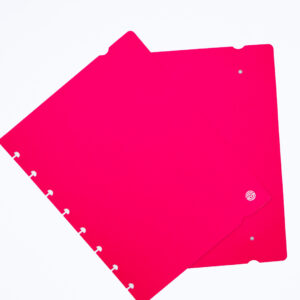 Couverture A5 rose