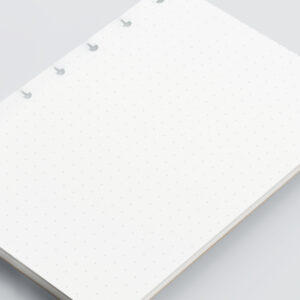 Recharge A5 basiques 50 feuilles - Feuille à points